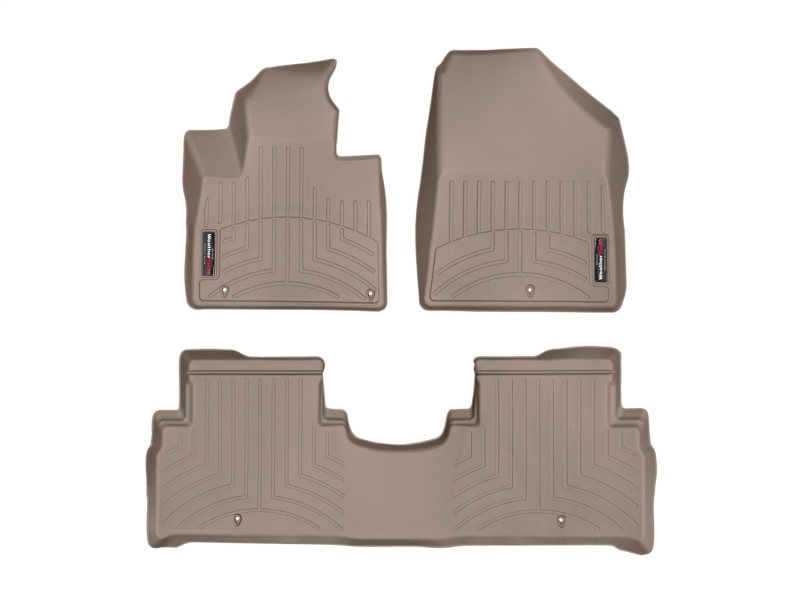 Picture of WeatherTech WT FloorLiner-Front-Tan Floor Mats - 45770-1-2