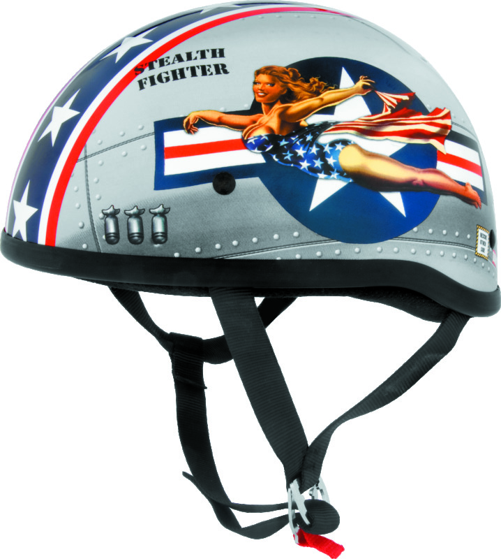 Picture of Bikers Choice BKC Original Bomber Pinup Helmet Helmets and Accessories - 646950