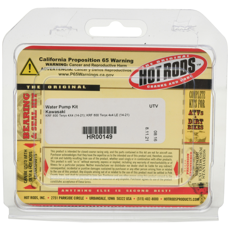 Picture of Hot Rods HDS Water Pump Kit - HR00149