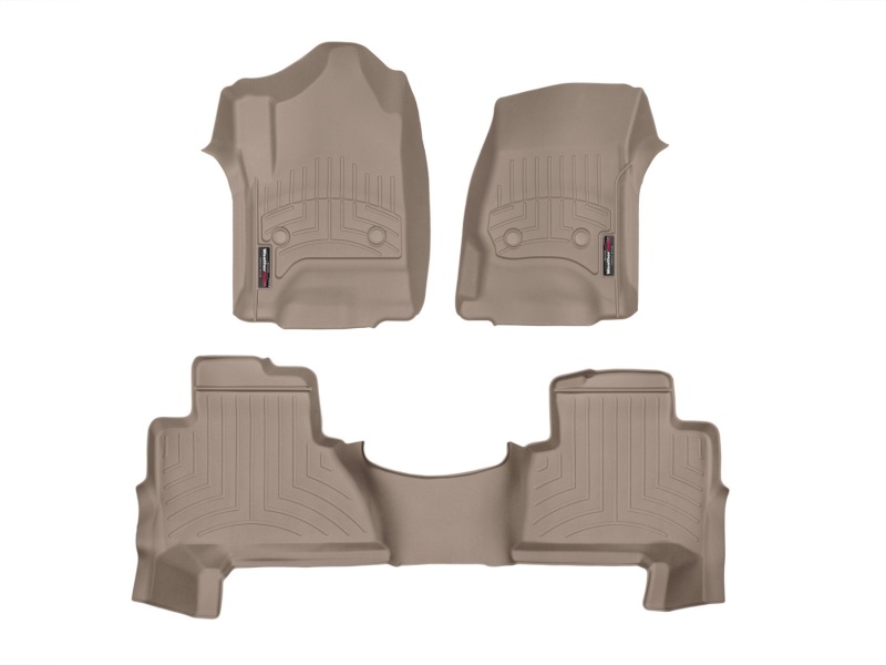 Picture of WeatherTech WT FloorLiner-Front-Tan Floor Mats - 456071-456952