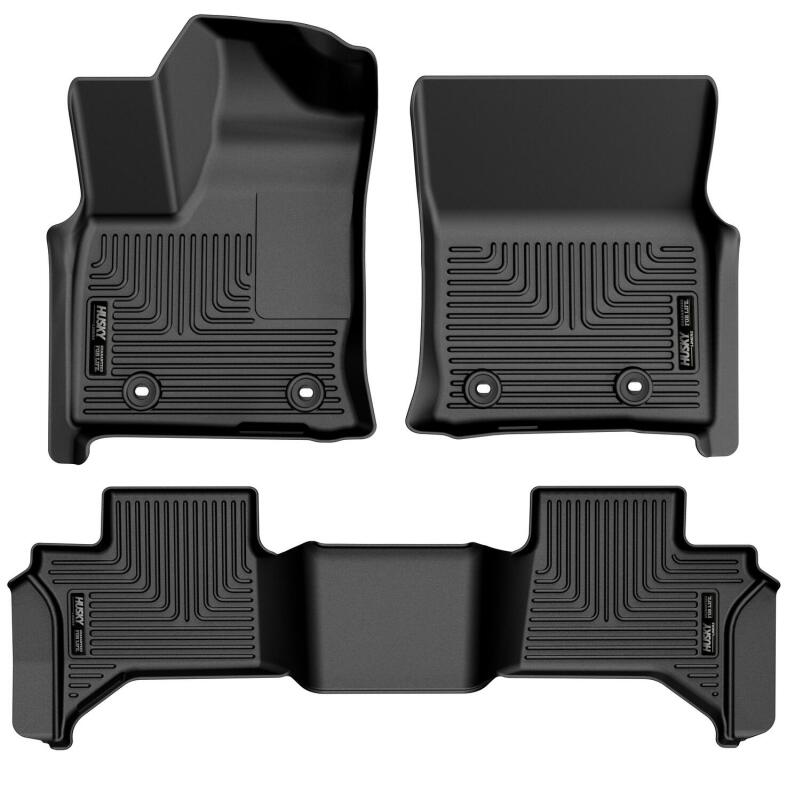 Picture of Husky Liners HL WB-Combo-Black Floor Mats - 95811