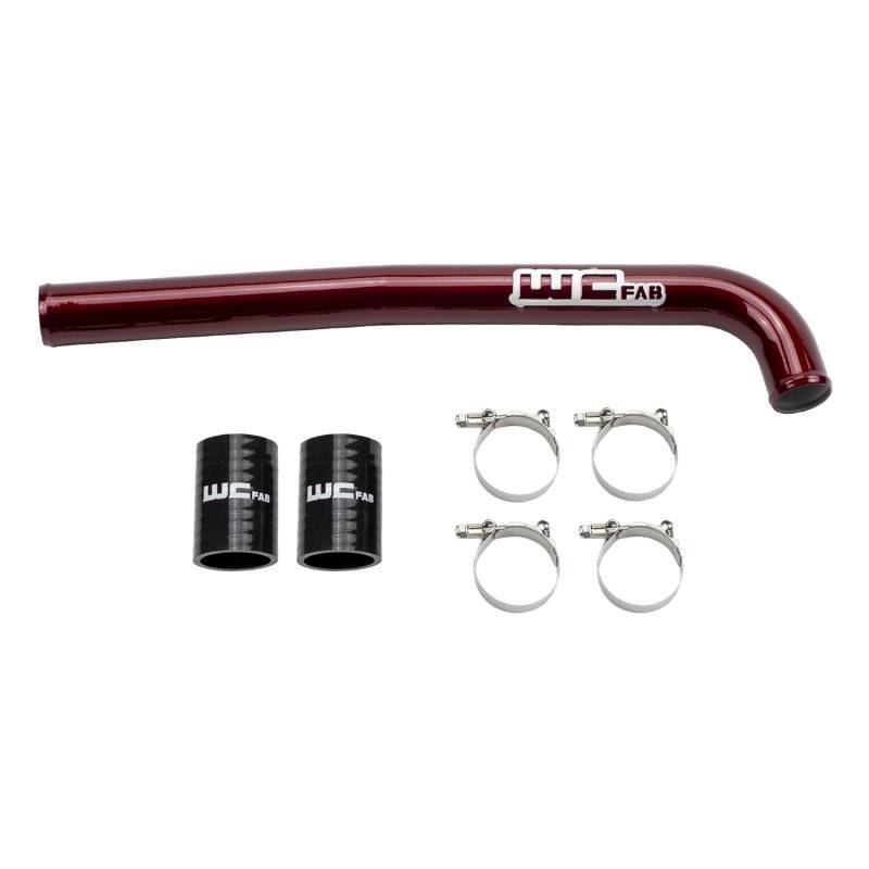 Picture of Wehrli WCF Upper Coolant Pipe Radiator Hoses - WCF100251-RED