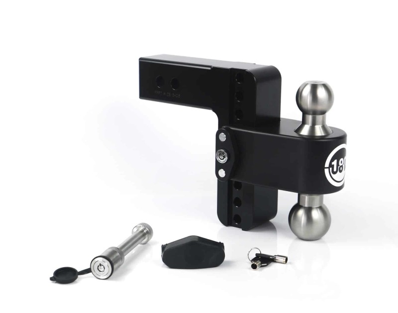 Picture of Weigh Safe WEI 180 Hitch-Black Cerakote Hitch Ball Mounts - LTB6-2.5-KA-CER-BLA