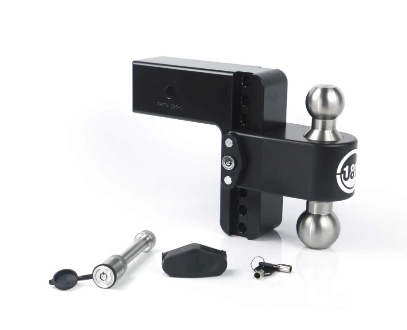 Picture of Weigh Safe WEI 180 Hitch-Black Cerakote Hitch Ball Mounts - LTB6-3-KA-CER-BLA