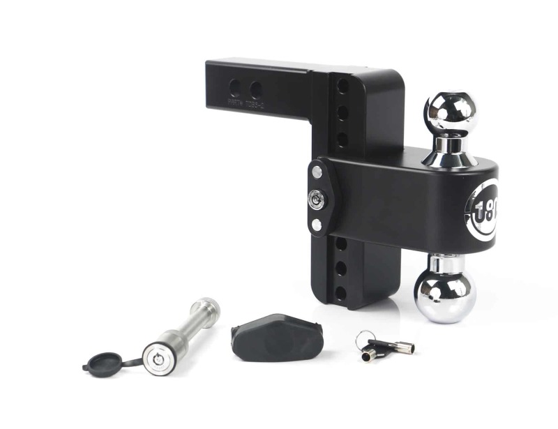 Picture of Weigh Safe WEI 180 Hitch-Black Cerakote Hitch Ball Mounts - CTB6-2-KA-CER-BLA