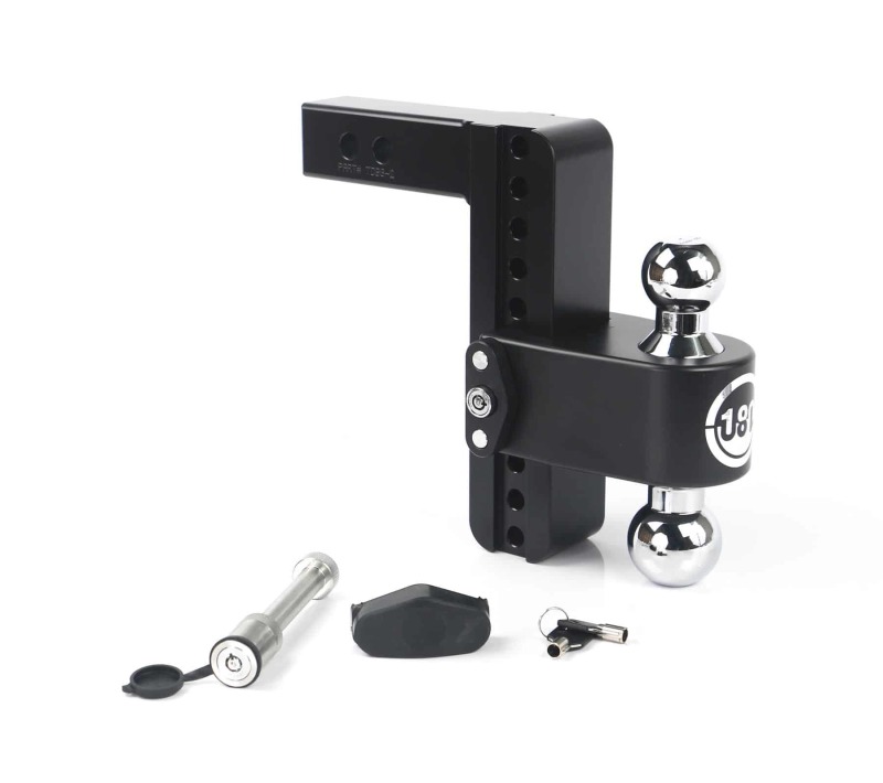 Picture of Weigh Safe WEI 180 Hitch-Black Cerakote Hitch Ball Mounts - CTB8-2-KA-CER-BLA