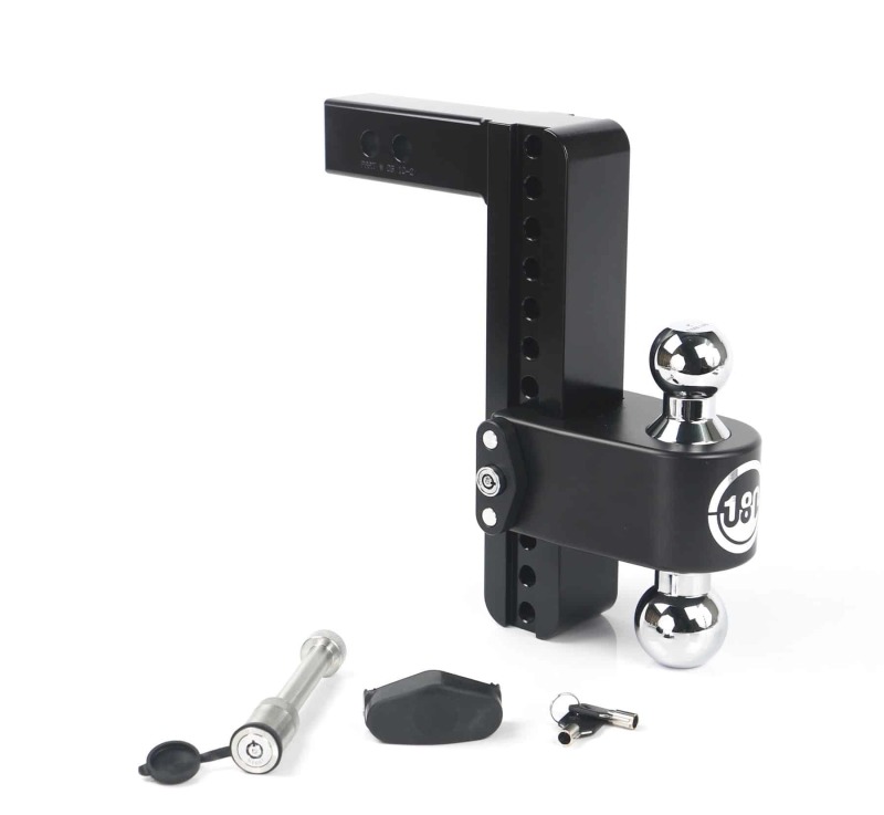 Picture of Weigh Safe WEI 180 Hitch-Black Cerakote Hitch Ball Mounts - CTB10-2-KA-CER-BLA