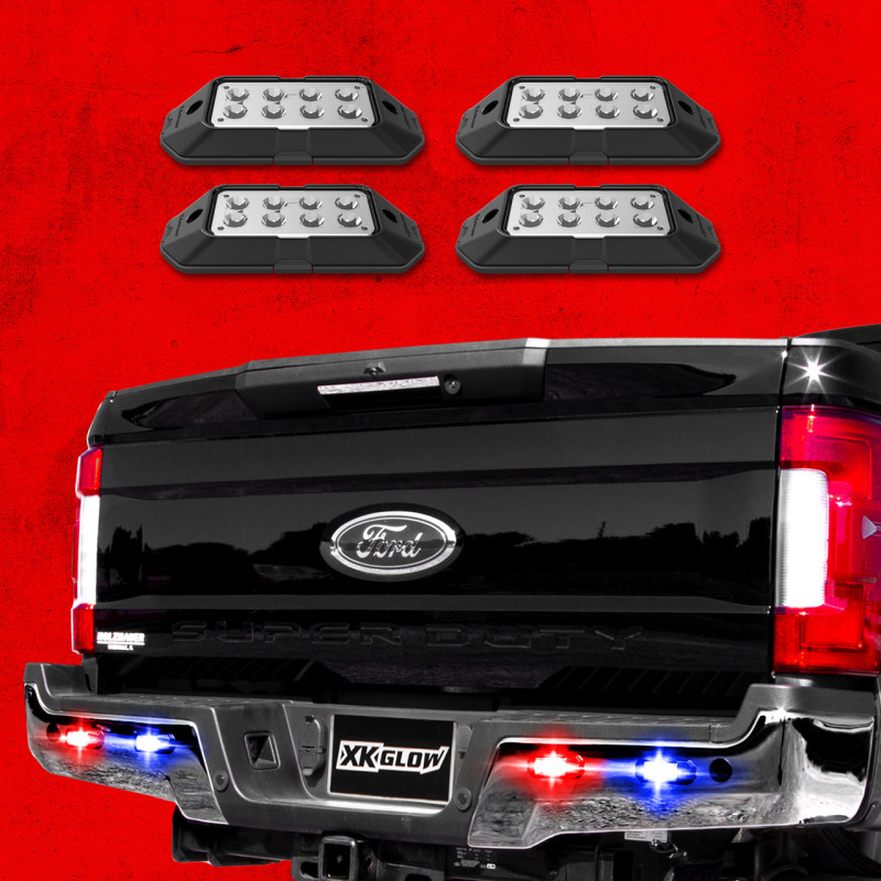 Picture of XKGLOW XKG Strobe Lights Light Bars & Cubes - XK052001-4RB