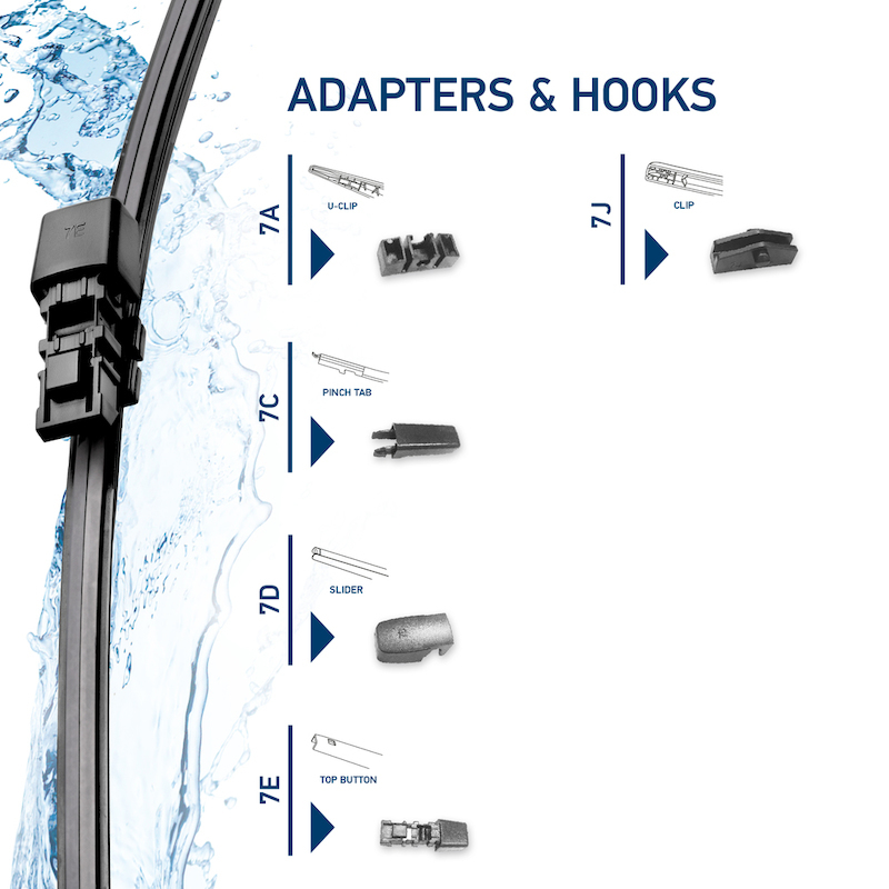 Picture of Hella Wiper Blades Exterior Trim - 358179131