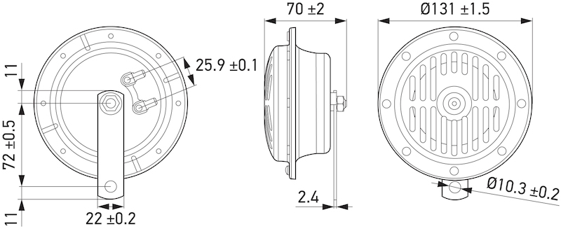 Picture of Hella Supertone Horn - 004811042