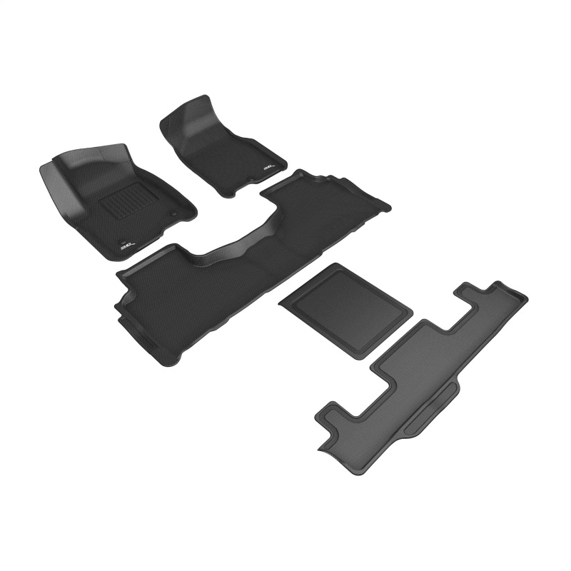 Picture of 3D MAXpider ACE Kagu-Combo-Black Floor Mats - L1GM03001509