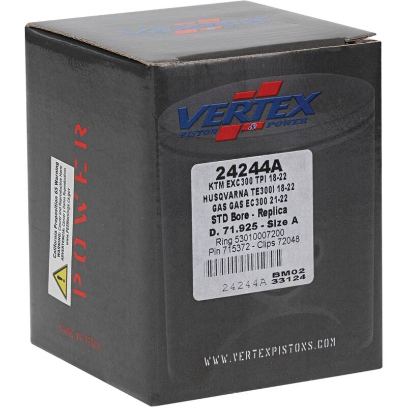 Picture of Vertex Pistons VEP Cast Replica Piston Kit Piston Sets - 24244A