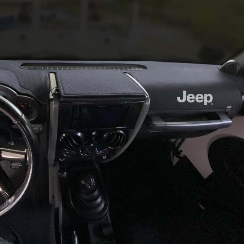 Picture of Covercraft 22-24 Jeep Grand Cherokee - Display w Speakers/Charging Indicators LE Dash Cover W Logo