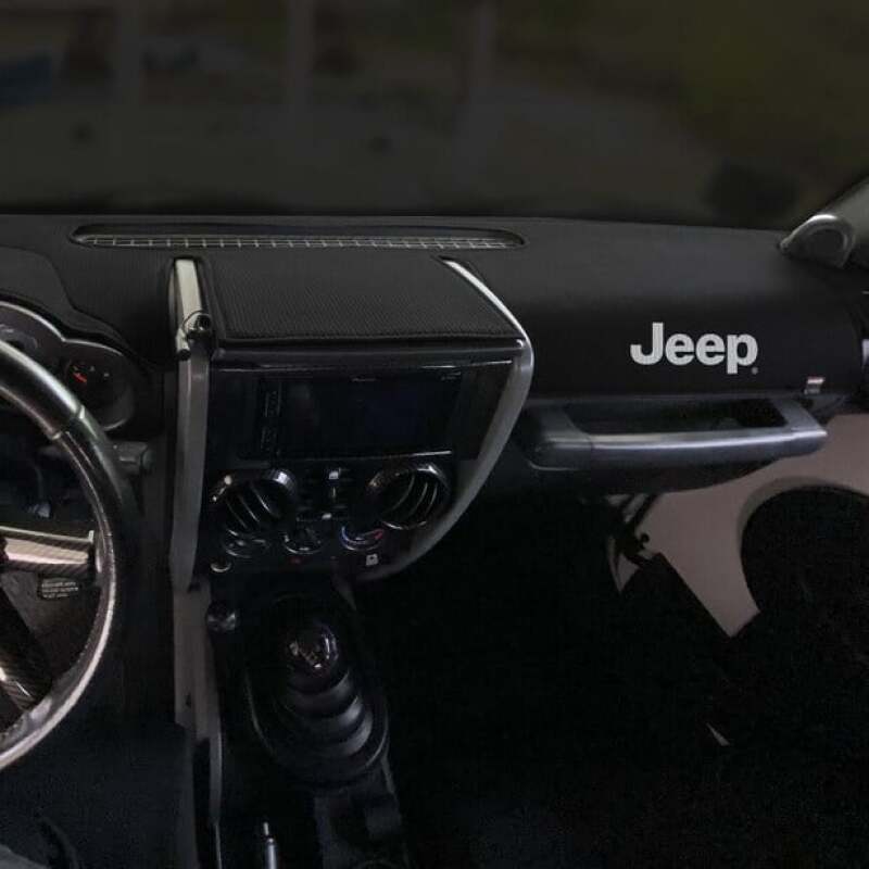 Picture of Covercraft 22-24 Jeep Grand Cherokee - Display No Speakers w Charging Indicator LE Dash Cover W Logo