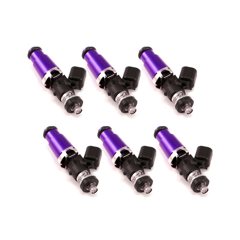 Picture of Injector Dynamics 1750-XDS - 60mm Length - 14mm Purple Top - Denso Lower Cushion (Set of 6)