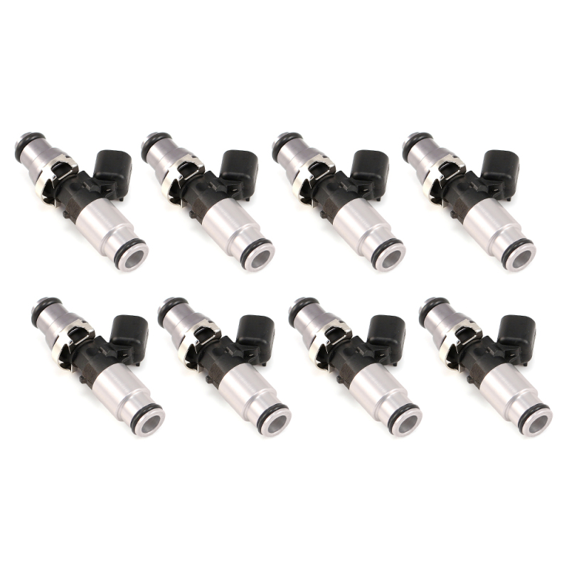 Picture of Injector Dynamics 1750-XDS - 60mm Length - 14mm Grey Top - Silver Bottom Adapt (Set of 8)