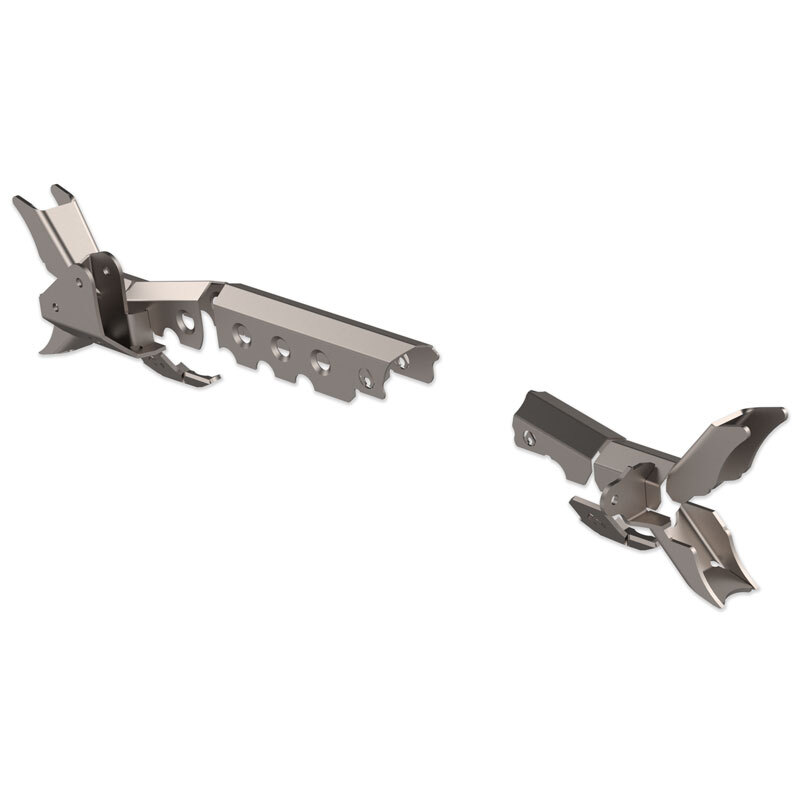 Picture of Artec Industries 07-18 Jeep Wrangler JK Apex Front Axle Armor Kit D30 - Raised Tracbar
