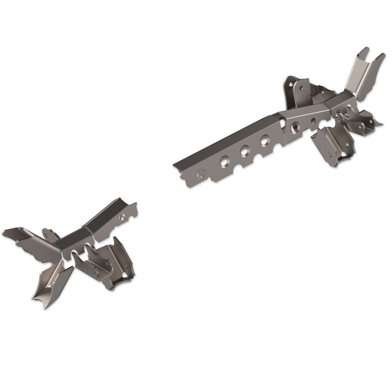 Picture of Artec Industries 07-18 Jeep Wrangler JK Apex Front Axle Ultimate Armor Kit D30 - Raised Tracbar