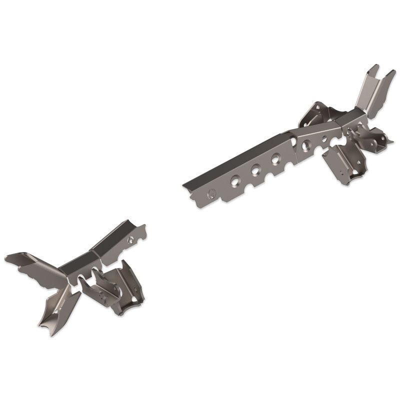 Picture of Artec Industries 07-18 Jeep Wrangler JK Apex Front Axle Ultimate Armor Kit D30 - Stock Tracbar