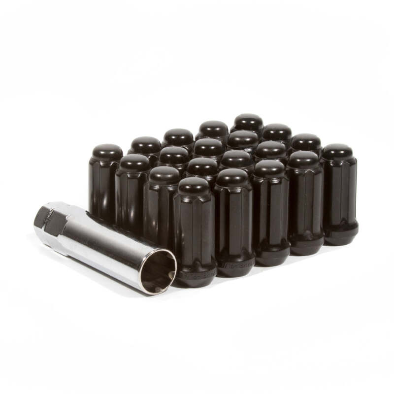Picture of Method Lug Kit - Extended Thread Spline - M10X1.25 - 4 Lug Kit - Black (Wildcat) - 16 Nuts