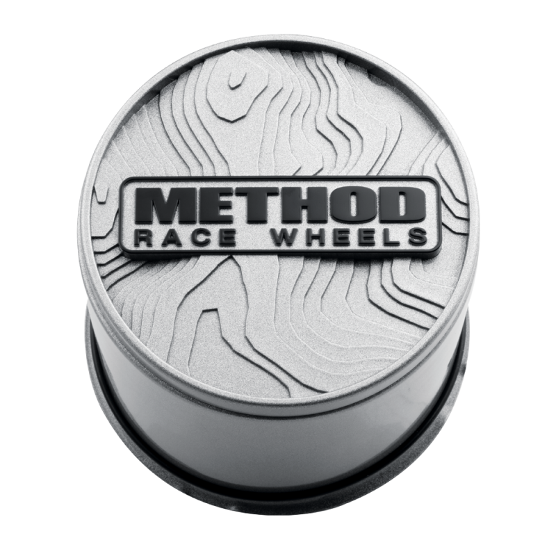 Picture of Method Race Wheels Topo Push-Through Center Cap - Silver