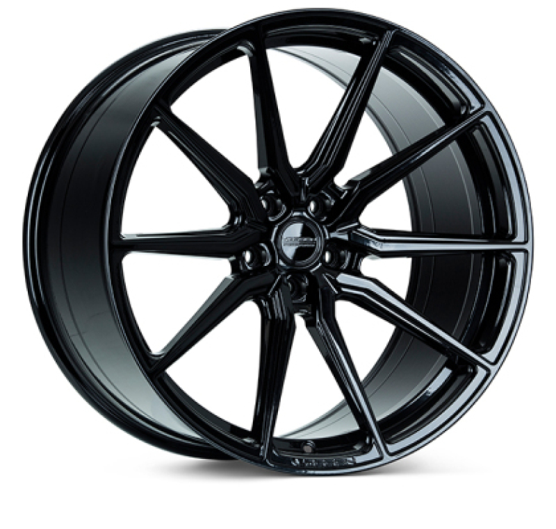 Picture of Vossen HF3 - 22x9.5 - ET53 - 5x130 - 71.6 - FLAT - GB - Gloss Black Wheel