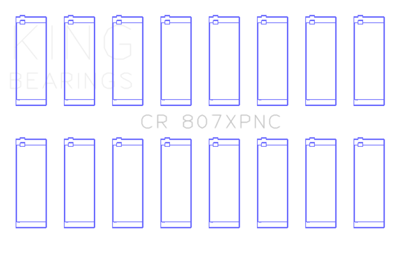 Picture of King Engine Bearings KING Performance Rod Bearings - CR807XPNCSTDX