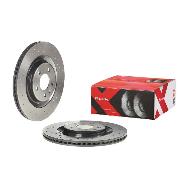 Picture of Brembo OE BRE Drilled UV Coated Rotors Brake Rotors - 09.B969.1X
