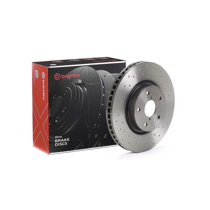 Picture of Brembo OE BRE Drilled UV Coated Rotors Brake Rotors - 09.D245.1X