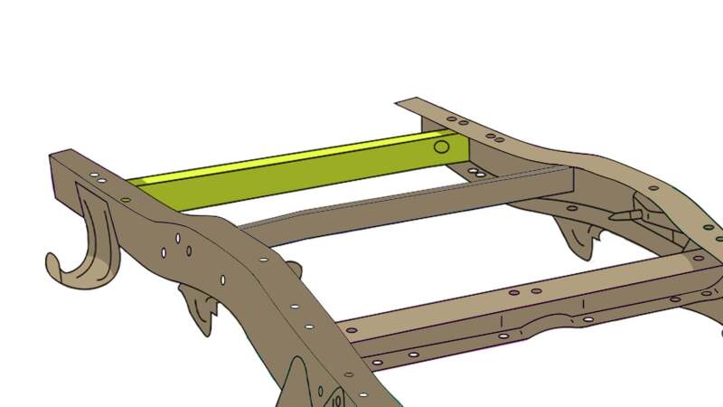 Picture of RBR Crossmembers - Rustbuster Spare Tire Crossmember rbrRB7374