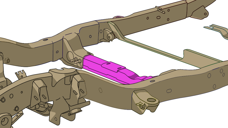 Picture of RBR Crossmembers - Rustbuster Transmission Crossmember rbrRB7424