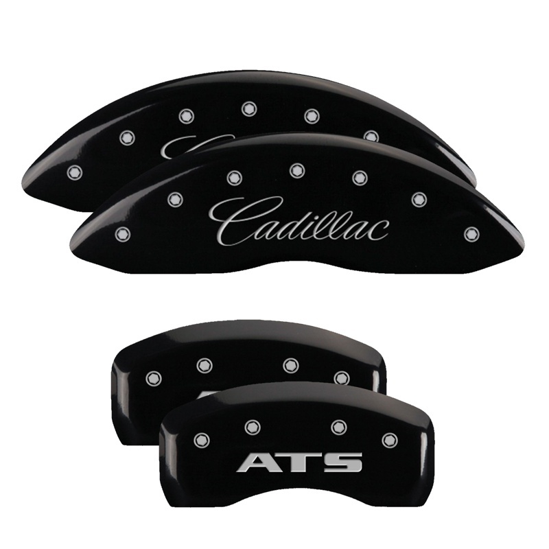 Picture of MGP Caliper Covers 4 Logo Front - 35007SATSBK