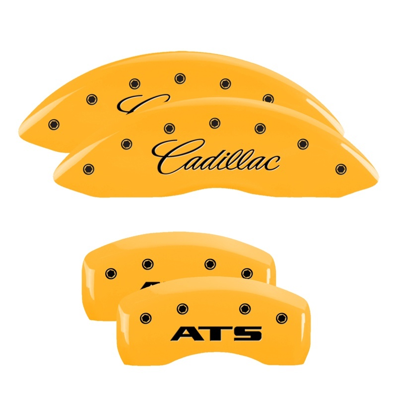 Picture of MGP Caliper Covers 4 Logo Front - 35007SATSYL