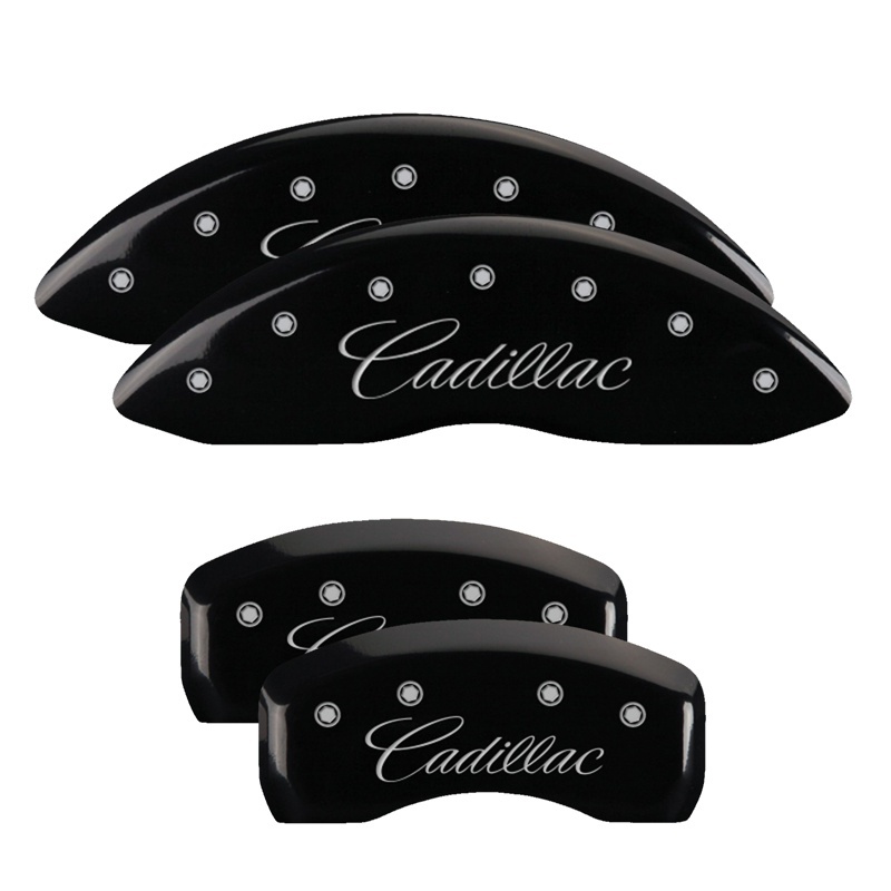 Picture of MGP Caliper Covers 4 Logo Front - 35007SCADBK