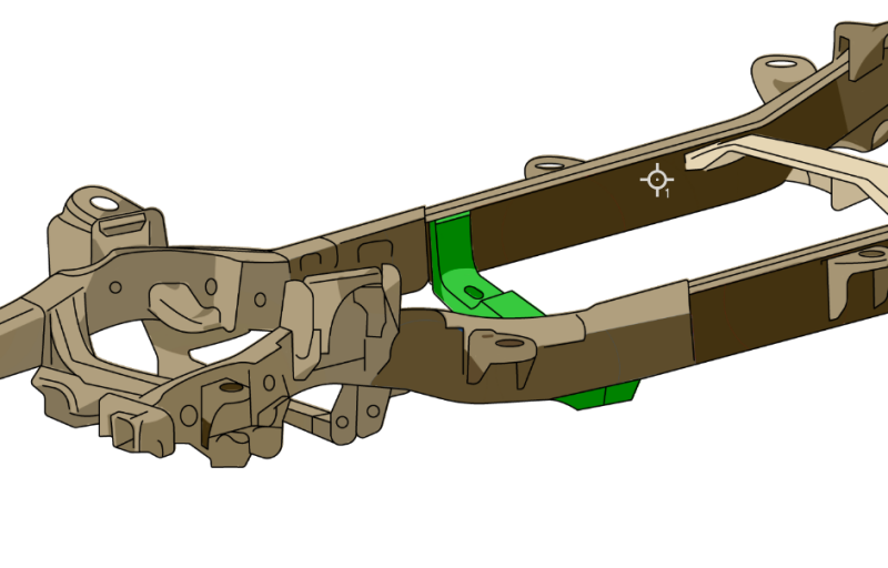 Picture of RBR Crossmembers - Rustbuster Transmission Crossmember rbrRB7079