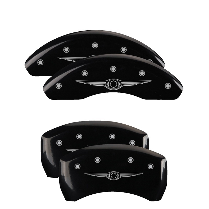 Picture of MGP Caliper Covers 4 Logo Front - 32023SCW1BK