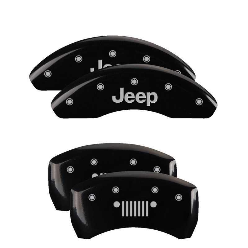 Picture of MGP Caliper Covers 4 Logo Front - 42016SJPLBK