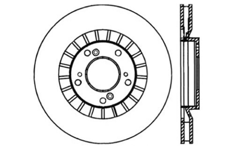 Picture of Stoptech ST Slot & Drill Brake Rotors - 127.40048L