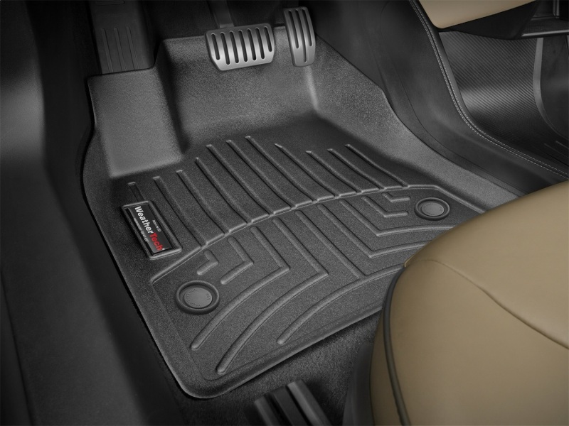 Picture of WeatherTech WT FloorLiner-Front-Blk Floor Mats - 448121
