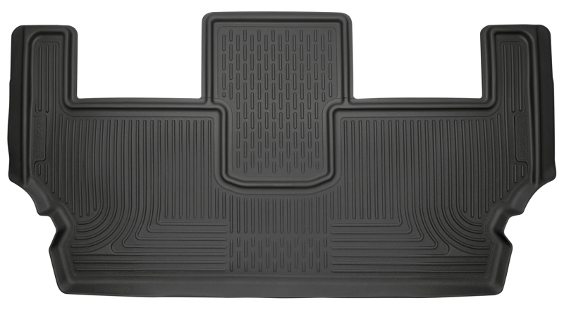Picture of HL Classic - Rear - Black - Husky Liners 2017 Chrysler Pacifica (Stow and Go) 3rd Row Black Floor Liners hsl14021