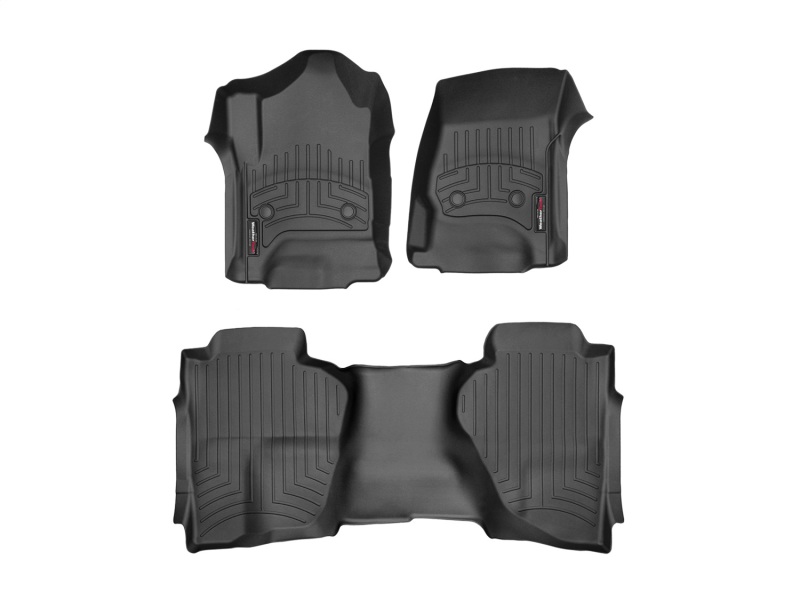 Picture of WeatherTech WT FloorLiner-Front-Blk Floor Mats - 447221-445423