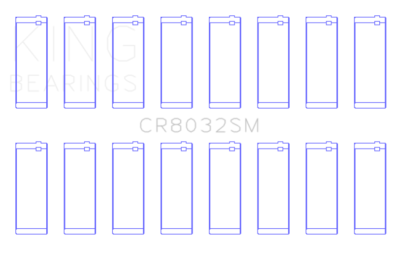 Picture of King Engine Bearings KING Connecting Rod Bearings - CR8032SM