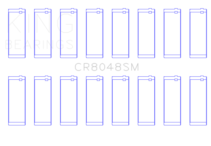 Picture of King Engine Bearings KING Connecting Rod Bearings - CR8048SM