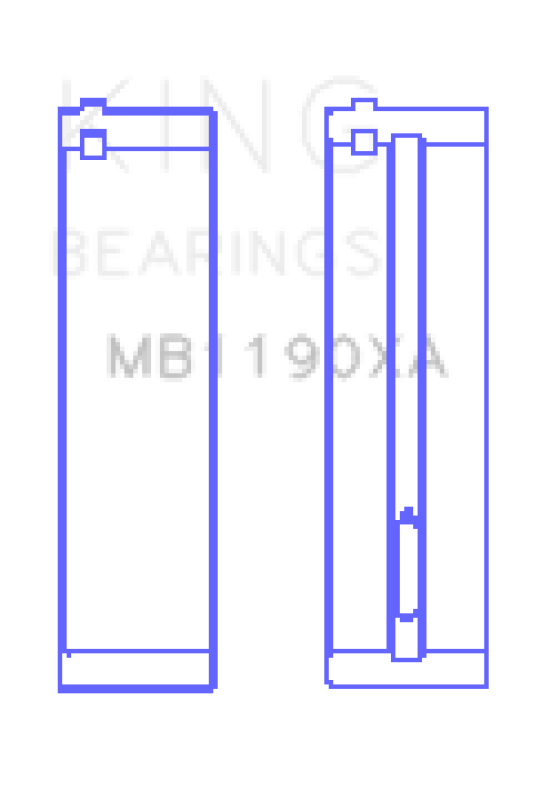 Picture of King Engine Bearings KING Main Bearings - MB1190XA