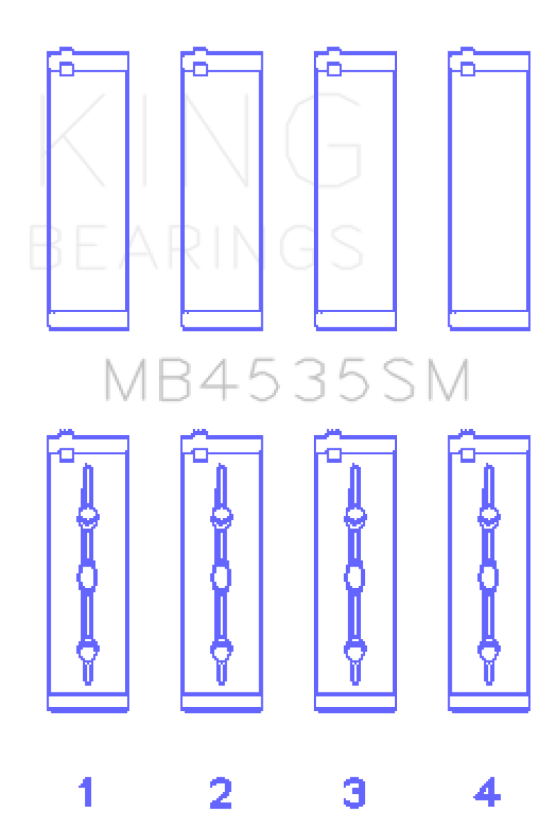 Picture of King Engine Bearings KING Main Bearings - MB4535SM