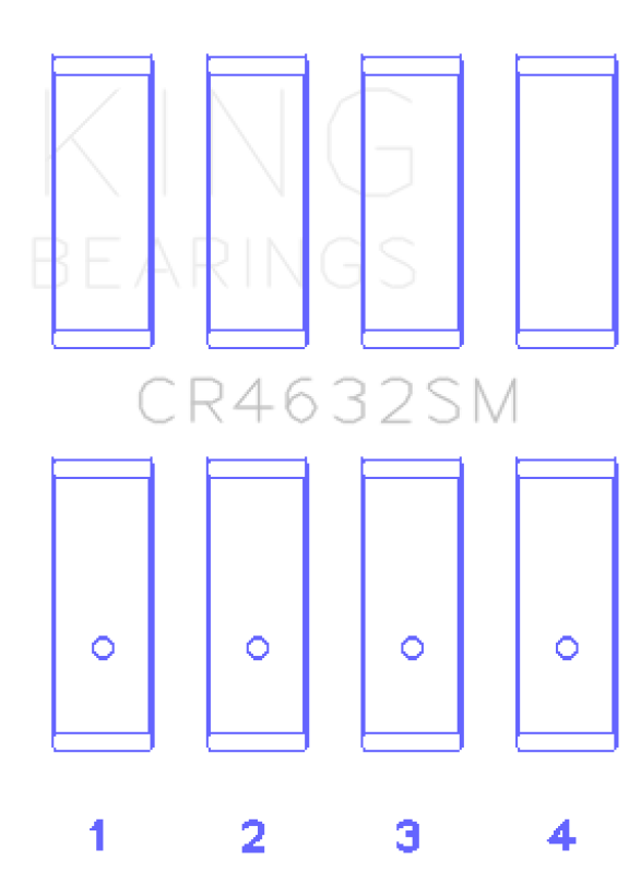 Picture of King Engine Bearings KING Connecting Rod Bearings - CR4632SM