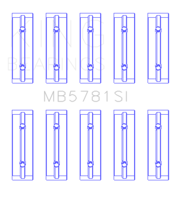 Picture of King Engine Bearings KING Main Bearings - MB5781SI