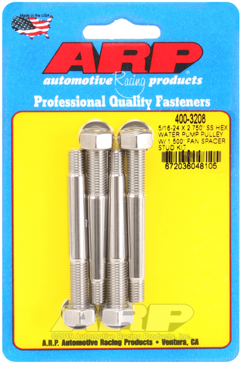 Picture of ARP Water Pump Pulley Stud Kits Hardware Kits - 400-3208