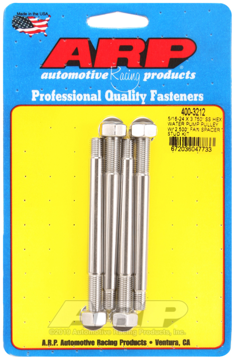 Picture of ARP Water Pump Pulley Stud Kits Hardware Kits - 400-3212