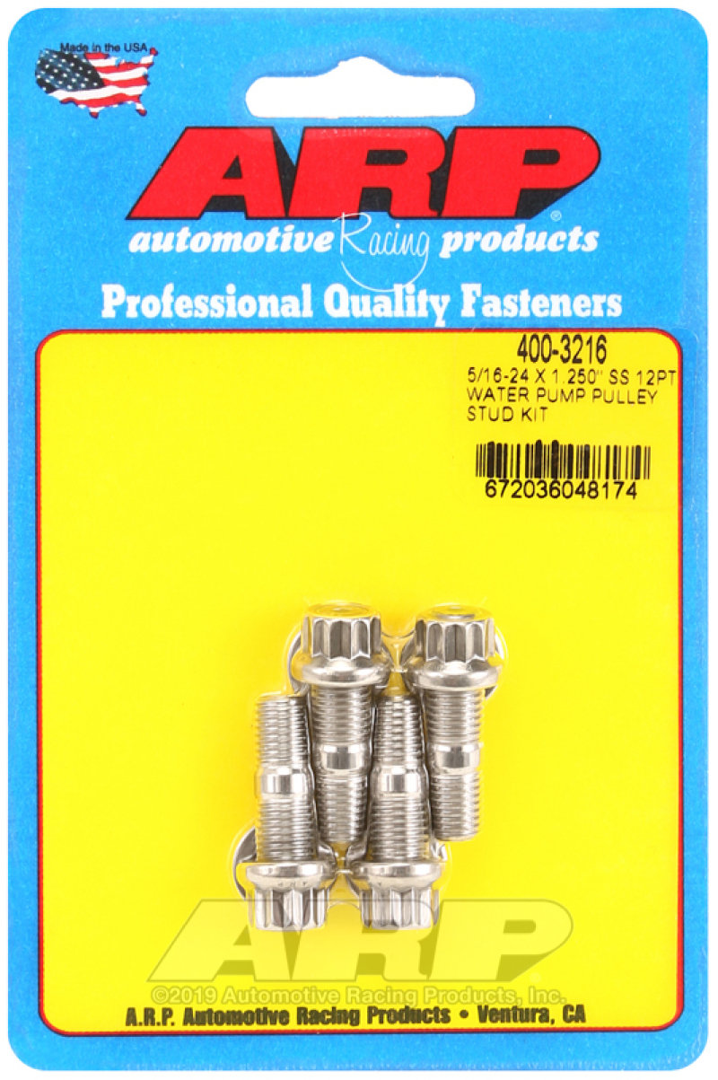 Picture of ARP Water Pump Pulley Stud Kits Hardware Kits - 400-3216